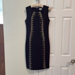 Stunnng Black Calvin Klein cocktail Dress- size 6